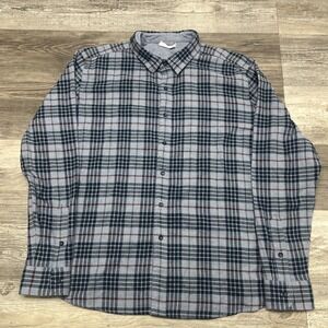 Southern Tide Flannel Shirt‎ Men XL Plaid Intercoastal Cotton Snap Button Down